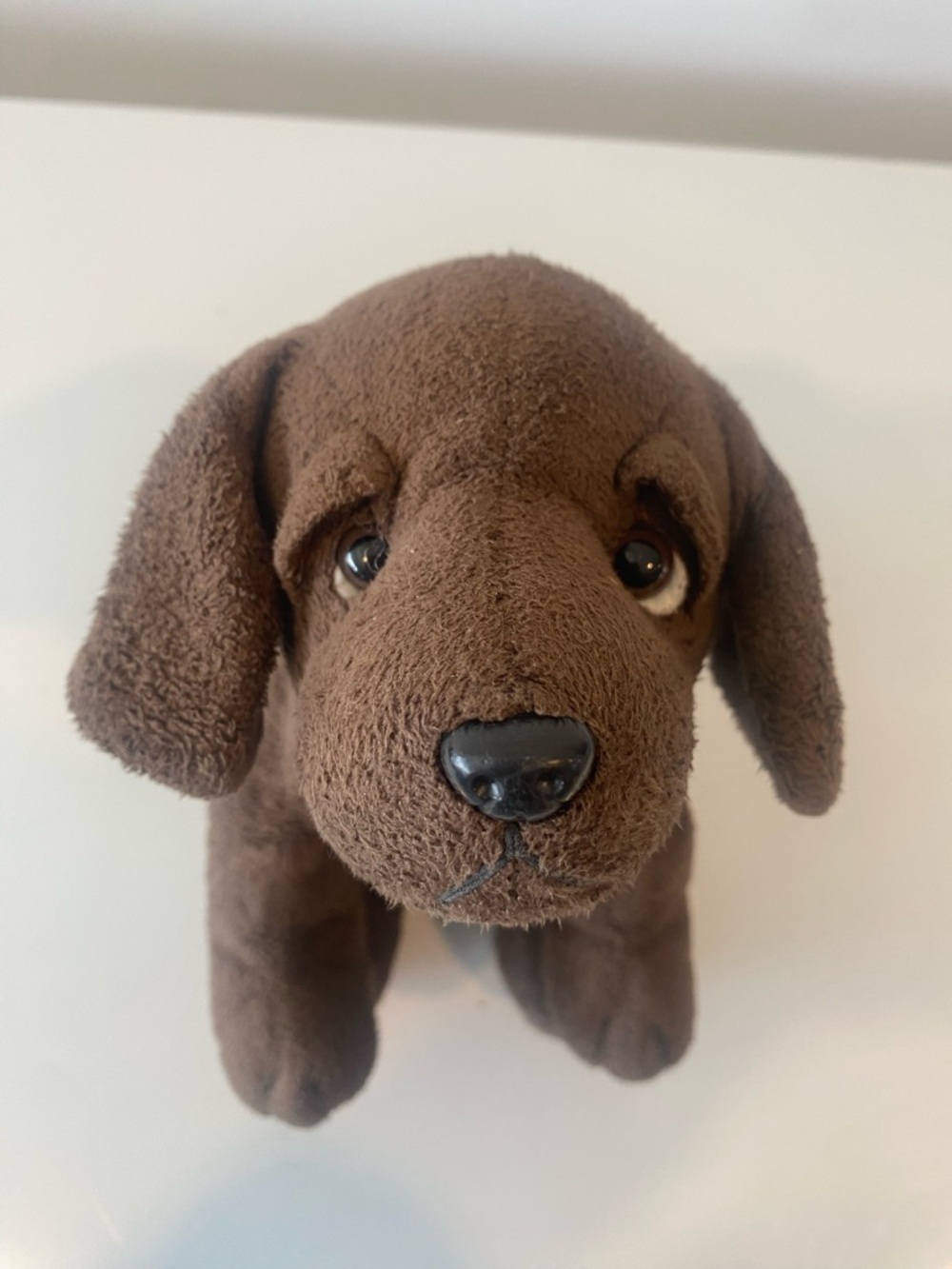 Russ Berrie Brown Plush Dog Toy - Soft Puppy “ Fudge “ Vintage Rare Hard to Find